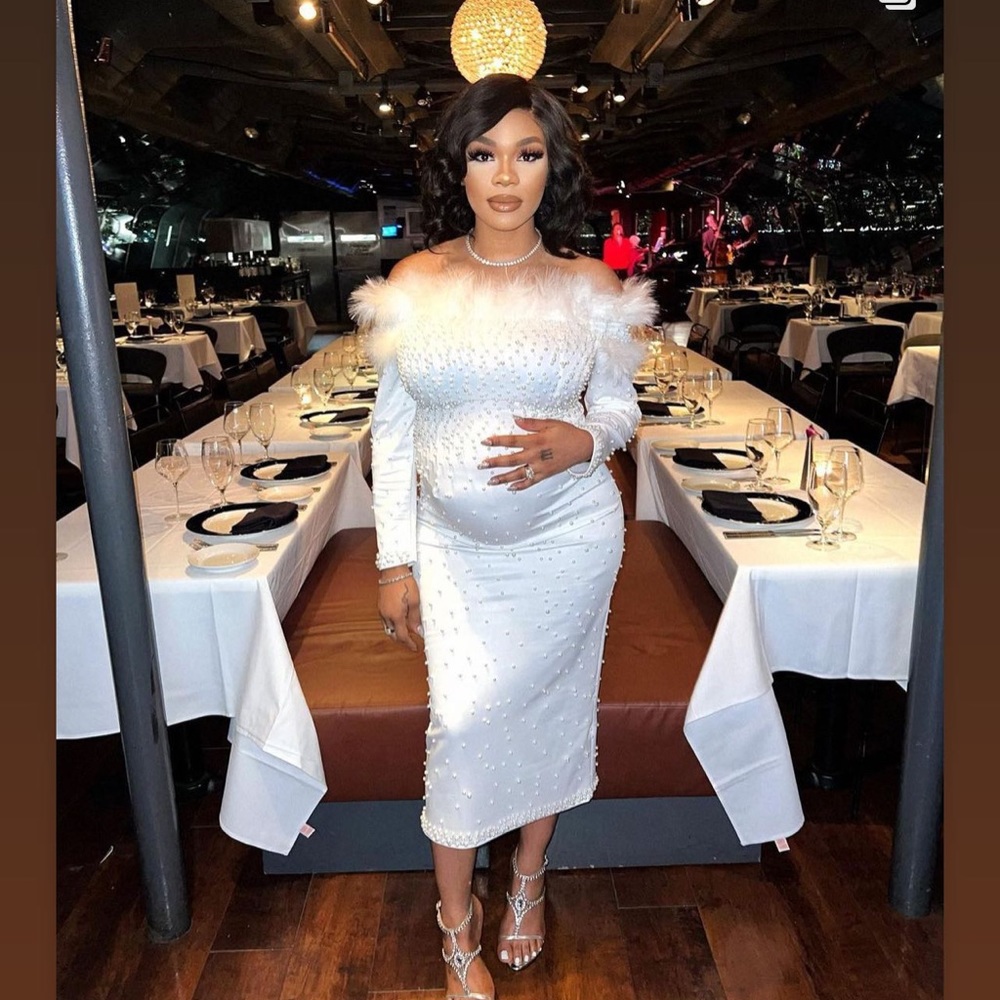 White flare beautifully dress